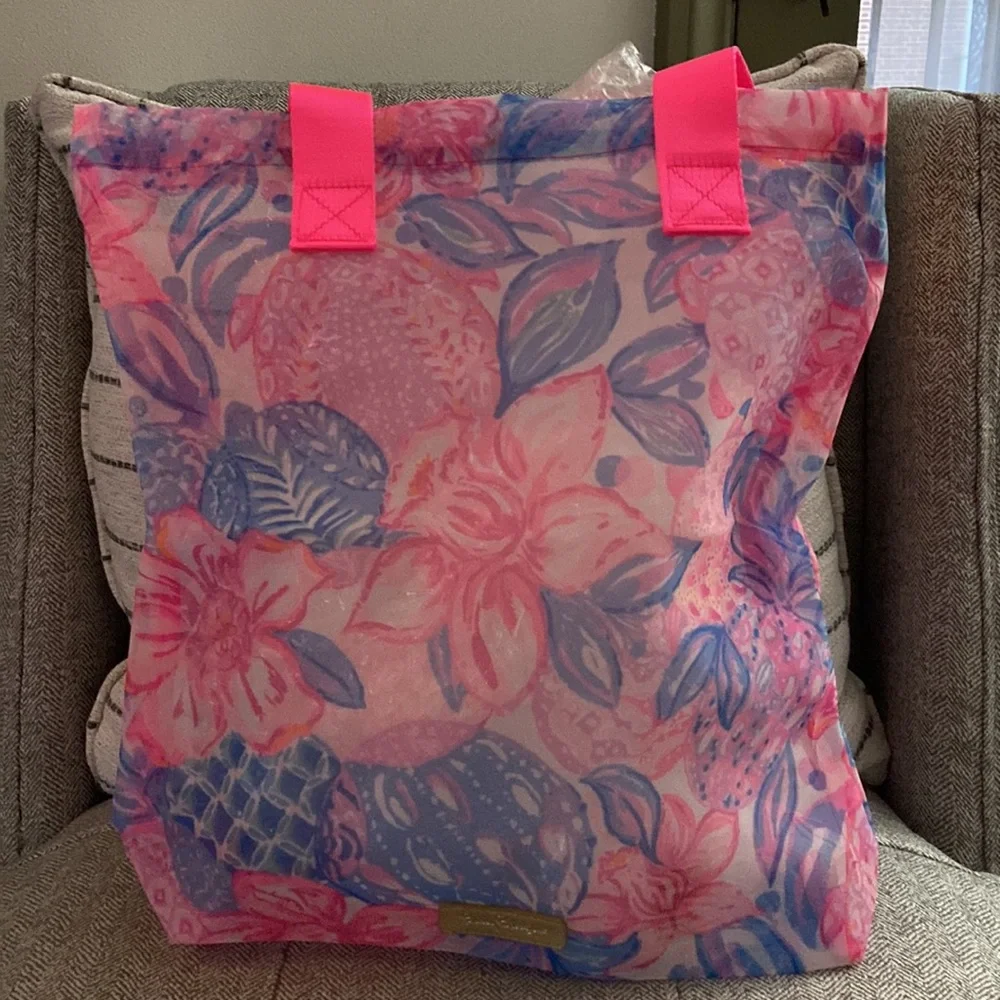 🌺Last One!🌺 NWT Lilly Pulitzer Mesh Tote - Picture 3 of 6